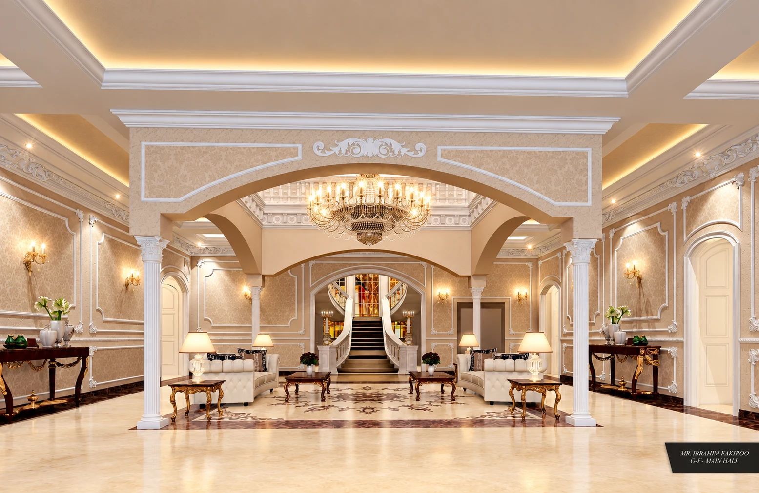 Grand entrance hall