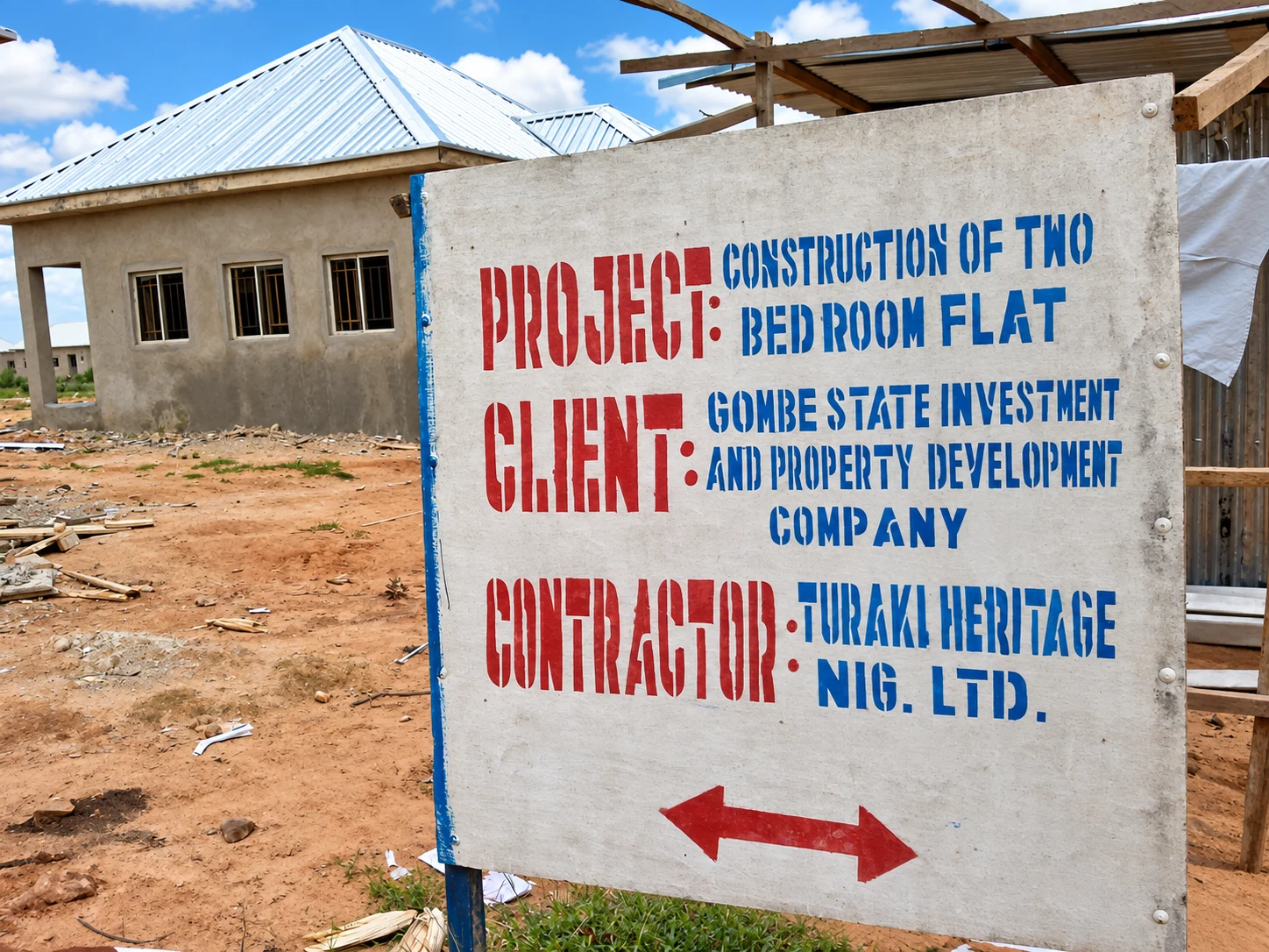 Two-bedroom housing project